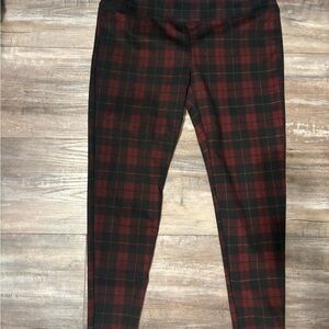 Plaid leggings